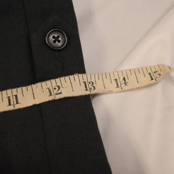 Lauren Ralph Lauren Mens 42x32 Gray Pleated Cuffed Dress Pants Trousers - Picture 5 of 6